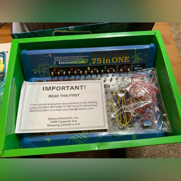 Elenco Mx 905 Maxitronix 75 in one electronic wire experiment project lab board - Picture 7 of 8